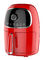 Tamanho compacto profissional do material plástico W200*D258*H280mm de cor vermelha da frigideira do ar